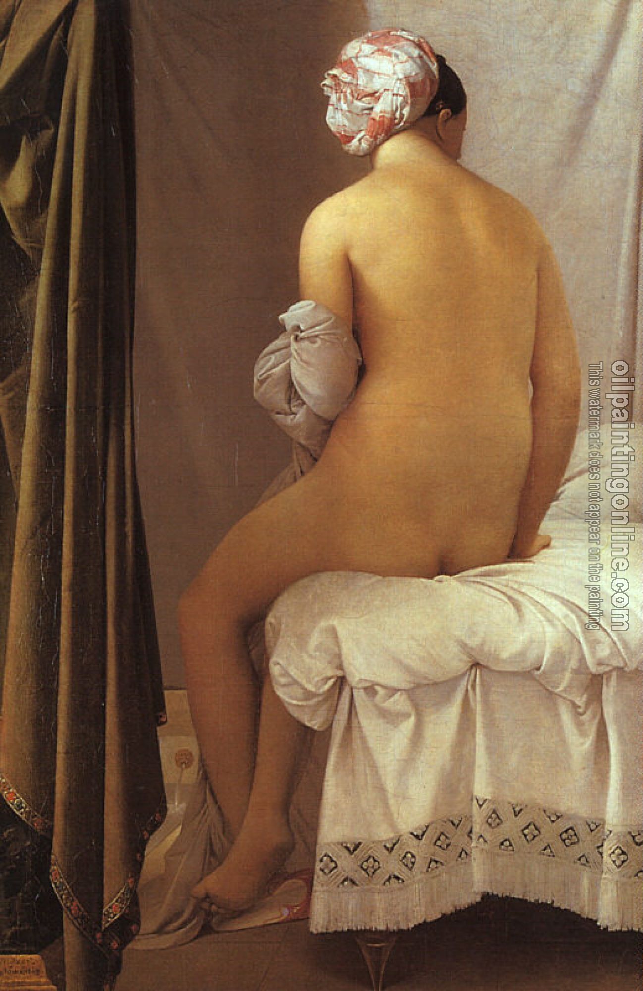 Ingres, Jean Auguste Dominique - Bather of Valpincon